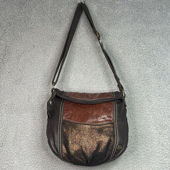The Sak Deena Leather Crossbody Bag Brown ad - Picture 16 of 16
